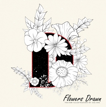 365x368 Vector Sakura Flower Drawing Free Vector Download (99,054 Free - Sakura Flower Sketch