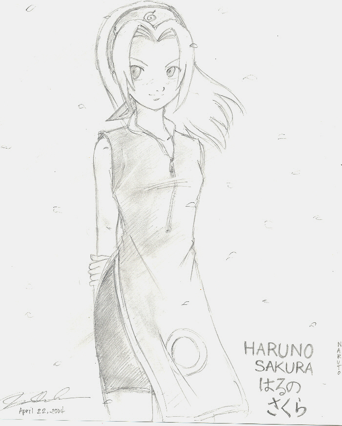 700x872 Haruno Sakura Sketch By Mingming07 - Sakura Sketch