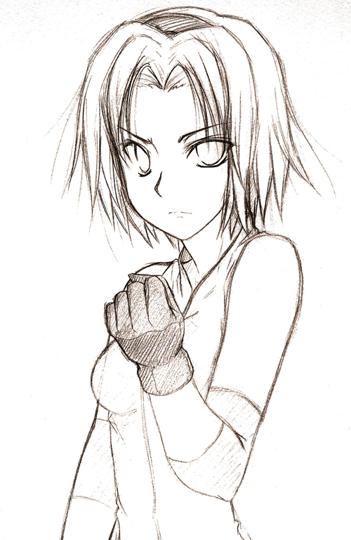 500x769 Haruno Sakura Sketch By Mightyleafy - Sakura Sketch