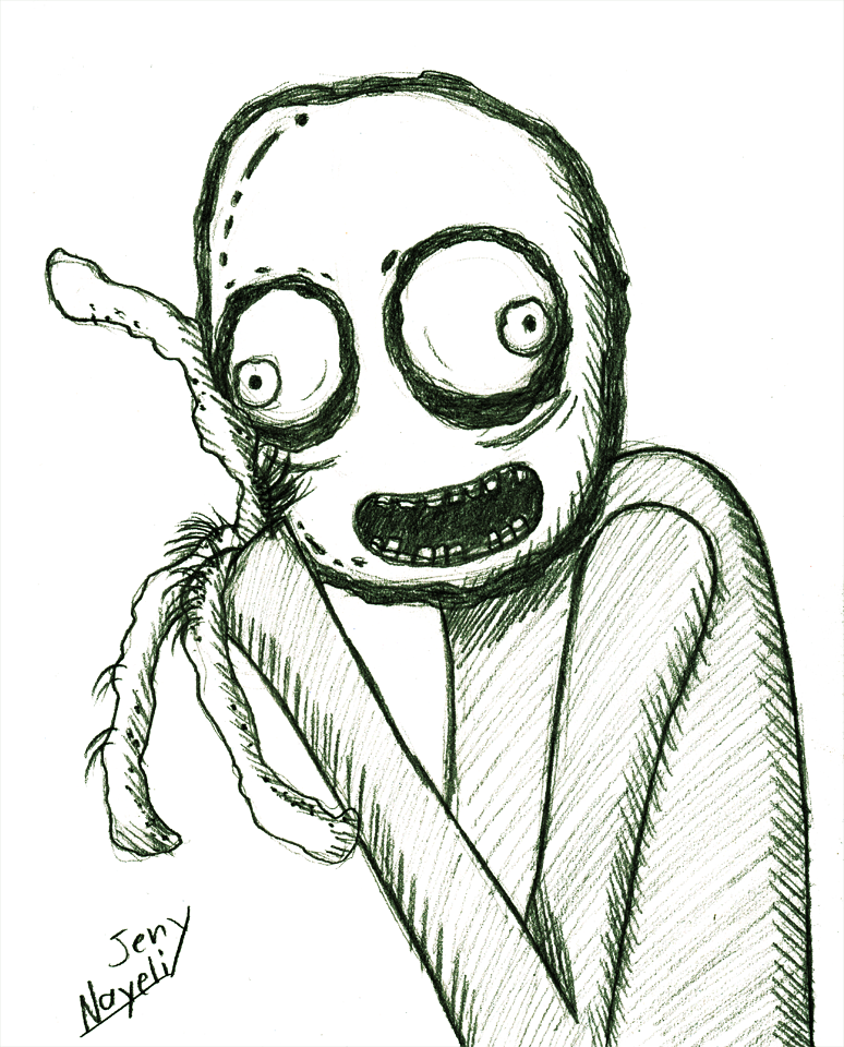 774x960 Salad Fingers - Salad Sketch