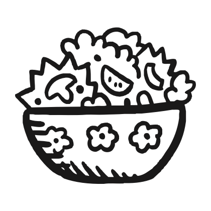 420x420 Salad Sketch Drawing Skill - Salad Sketch