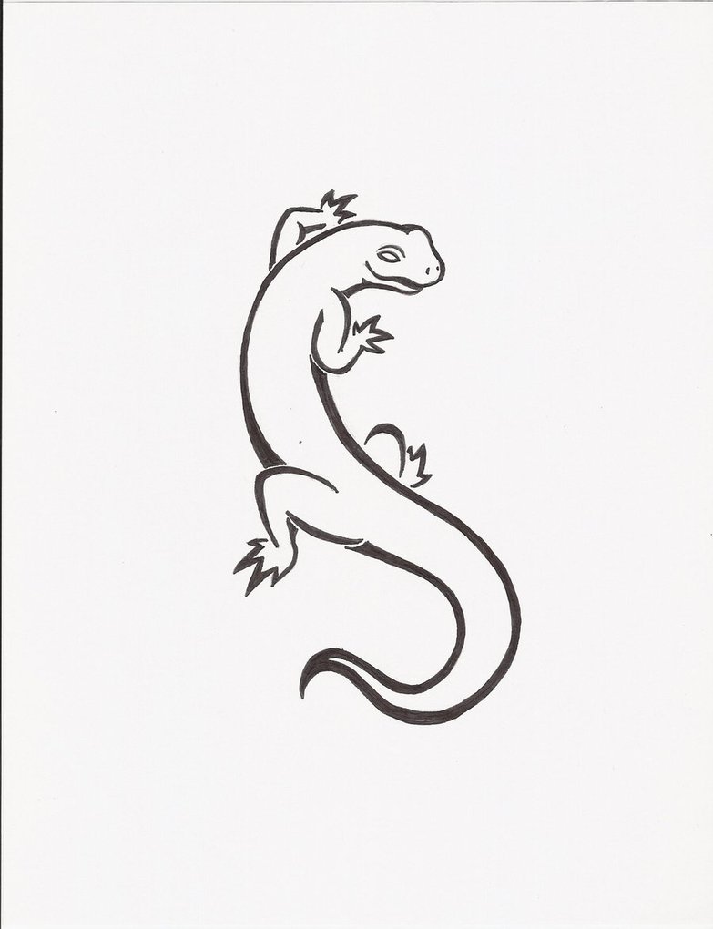 783x1020 Salamander Drawing, Pencil, Sketch, Colorful, Realistic Art Images - Salamander Sketch