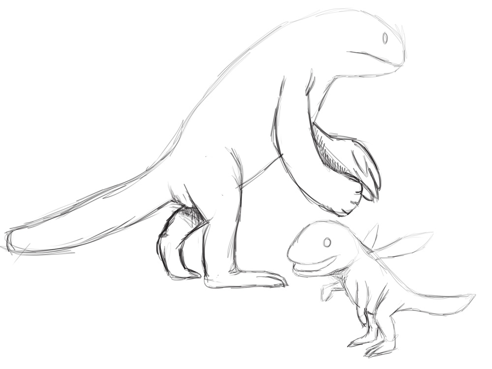 1000x750 Salamander Minion Sketch By Spikeheila - Salamander Sketch