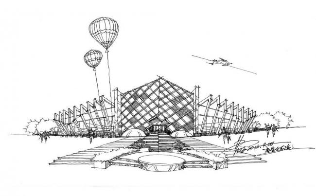 650x403 Sketch Map (Black And White Draft) Of The Sales Department Of A - Sales Sketch