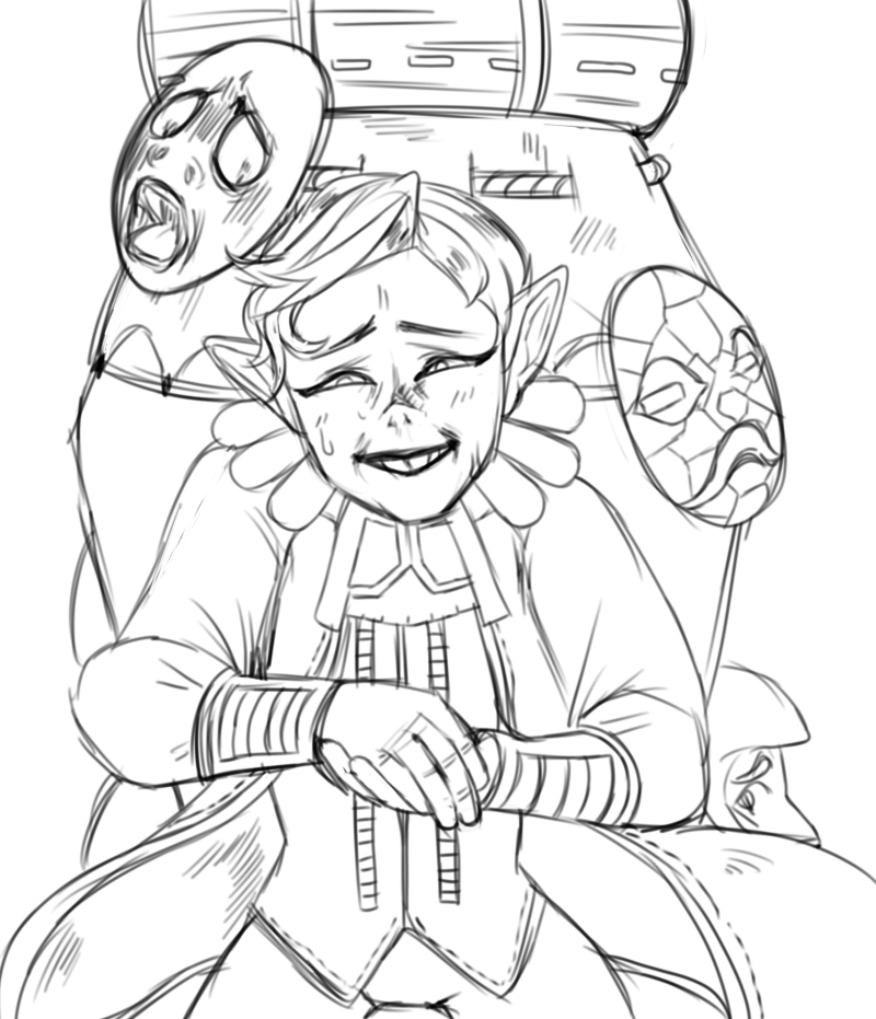 800x931 Happy Mask Salesman {Sketch} By Moggiedelight - Salesman Sketch