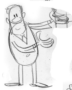 253x318 Cartoon Snap Would You Buy A Used Car From These Guys - Salesman Sketch