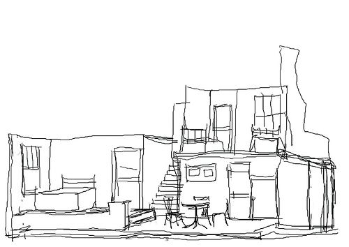 500x354 Death Of A Salesman Sketch Skill Death, House - Salesman Sketch