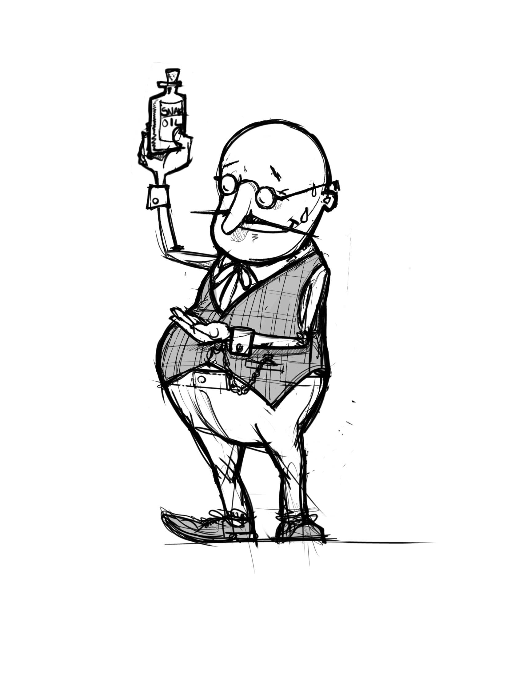 1700x2200 Pencil Sketches Stringthink Sketch Blog - Salesman Sketch