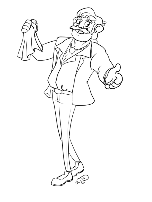 500x664 Stan The Salesman Tumblr - Salesman Sketch