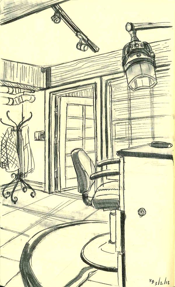 600x982 Salon Vertigo Sketch. The Art And Musings Of Kristina Bustamante - Salon Sketch