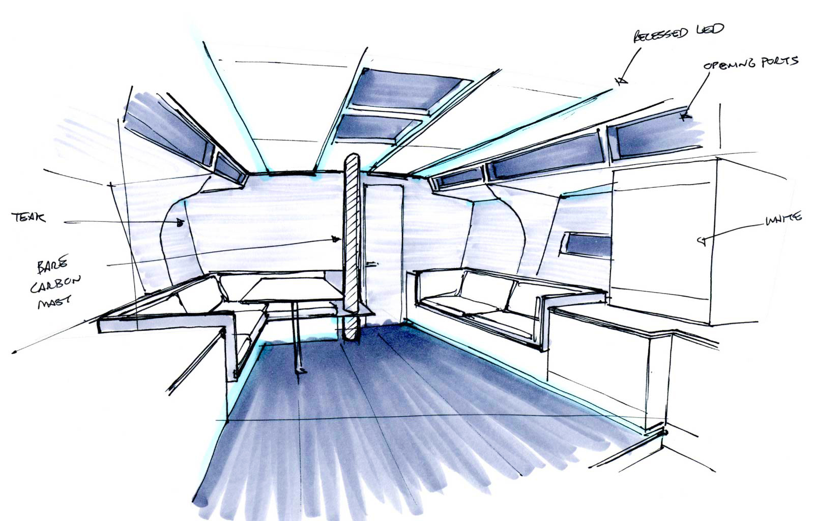 1600x1024 Yacht Sans Salon Sketch Yacht Charter Amp Superyacht News - Salon Sketch