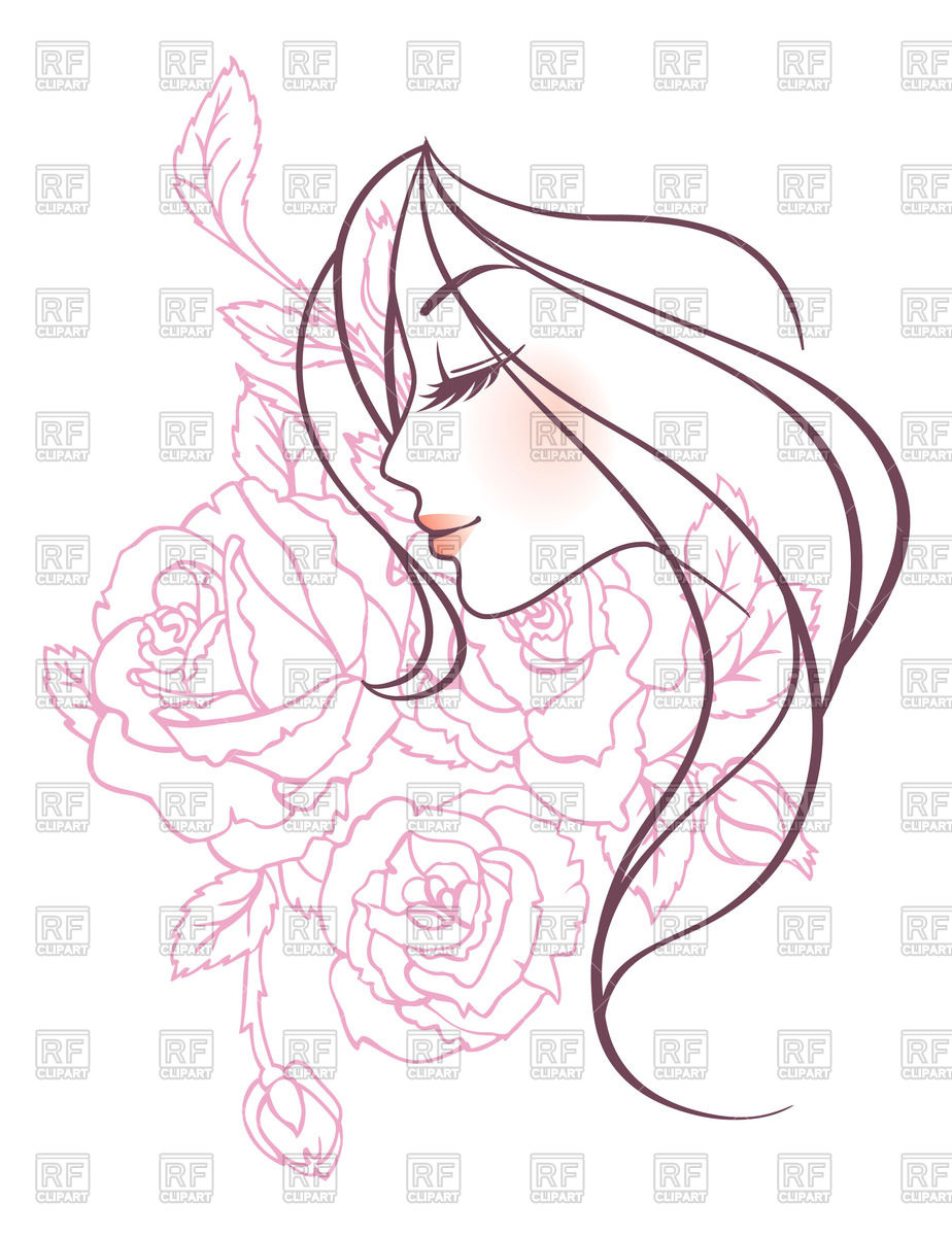 924x1200 Beauty Or Spa Salon Or Emblem - Salon Sketch