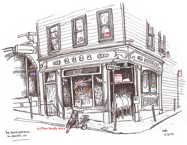 640x496 Leave The Pen. Take The Cannoli. Petescully - Saloon Sketch