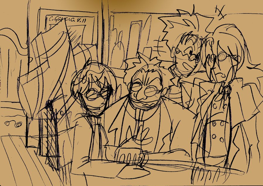 900x637 Saloon Sketch Anime By Gallymedes28 - Saloon Sketch