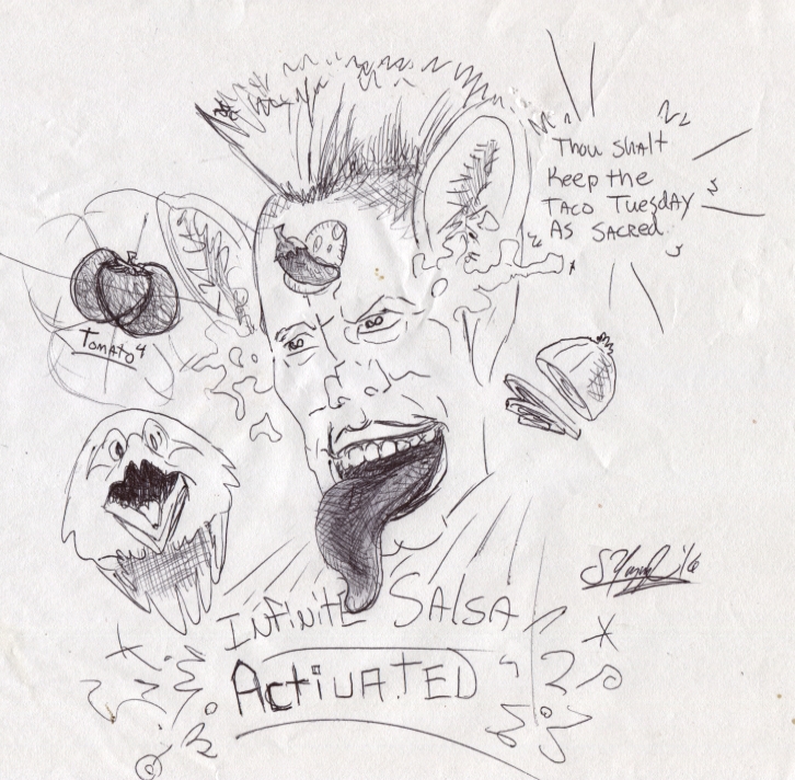 726x712 Sketch Infinite Salsa By Windpaw - Salsa Sketch