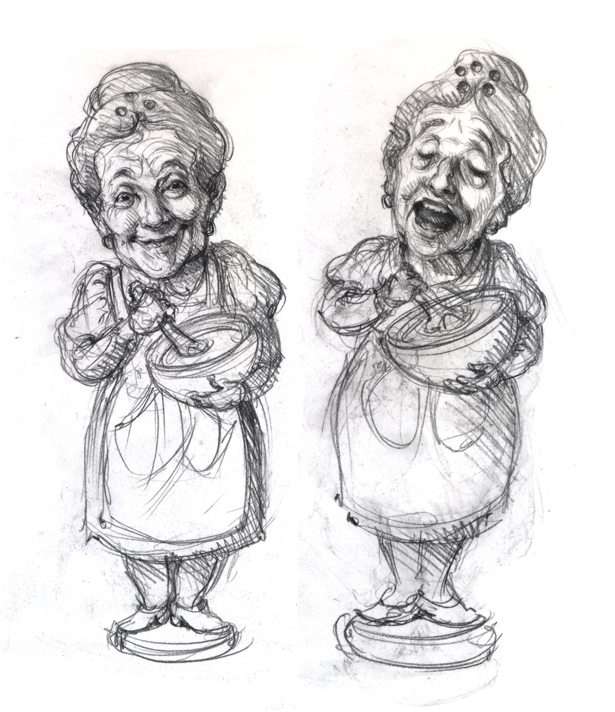 1200x1390 Pencil Portraits In Dallas - Salt And Pepper Sketch