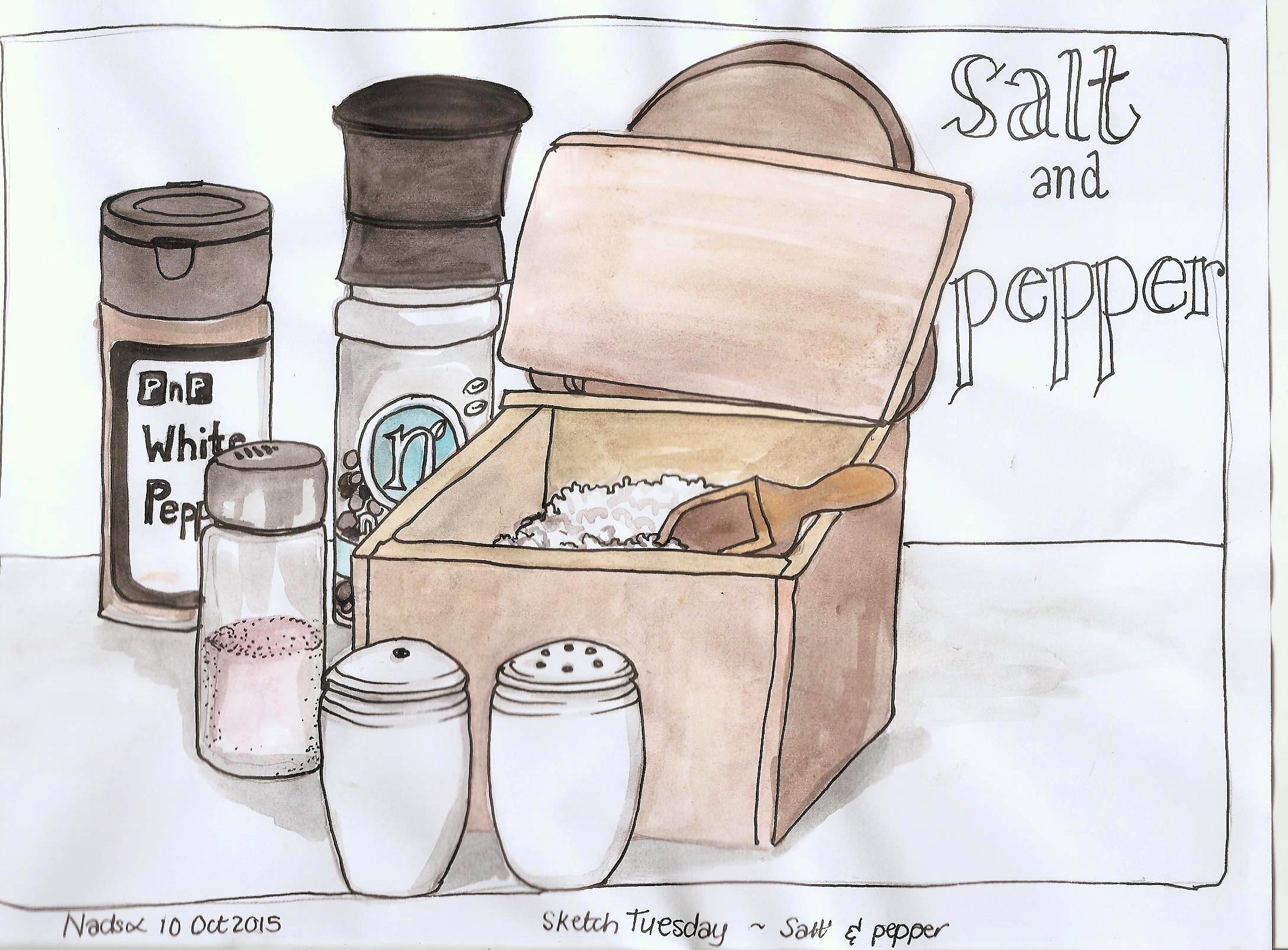 2178x1606 Sketch Tuesday ~ Salt And Pepper Practical Pages - Salt And Pepper Sketch