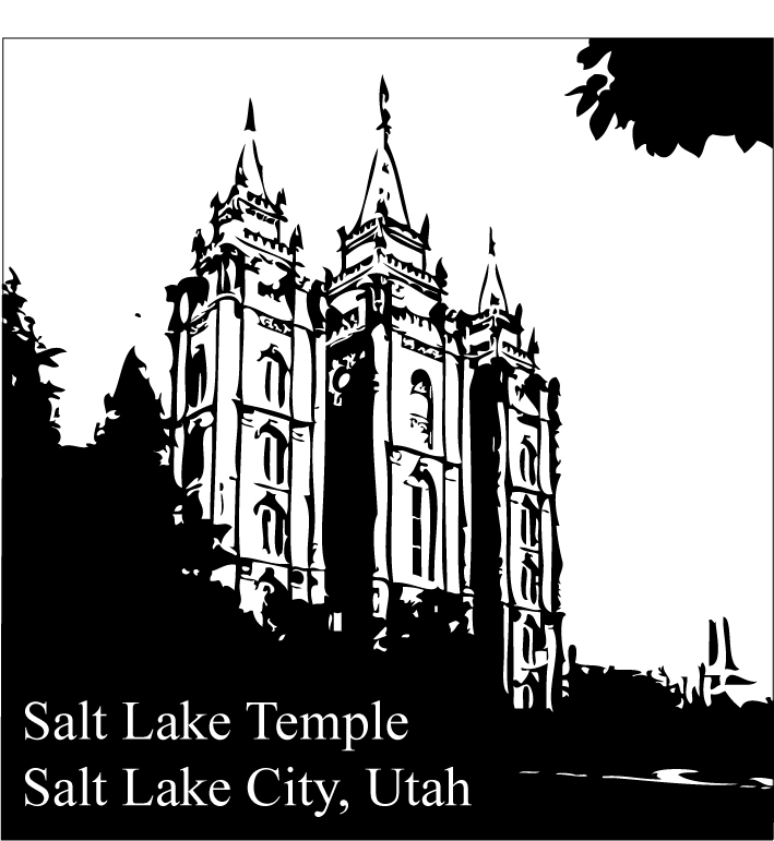 Salt Lake Temple Sketch at Explore collection of