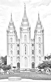165x262 Salt Lake Temple (Pencil Sketch) I Forgot To Upload This - Salt Lake Temple Sketch
