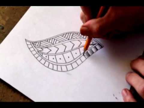 480x360 How To Draw A Tribal Maori Polynesian Tattoo Design Pattern - Samoan Sketches
