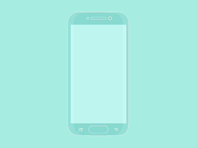 800x600 Samsung Galaxy S6 Flat Mockup Sketch Freebie - Samsung Sketch