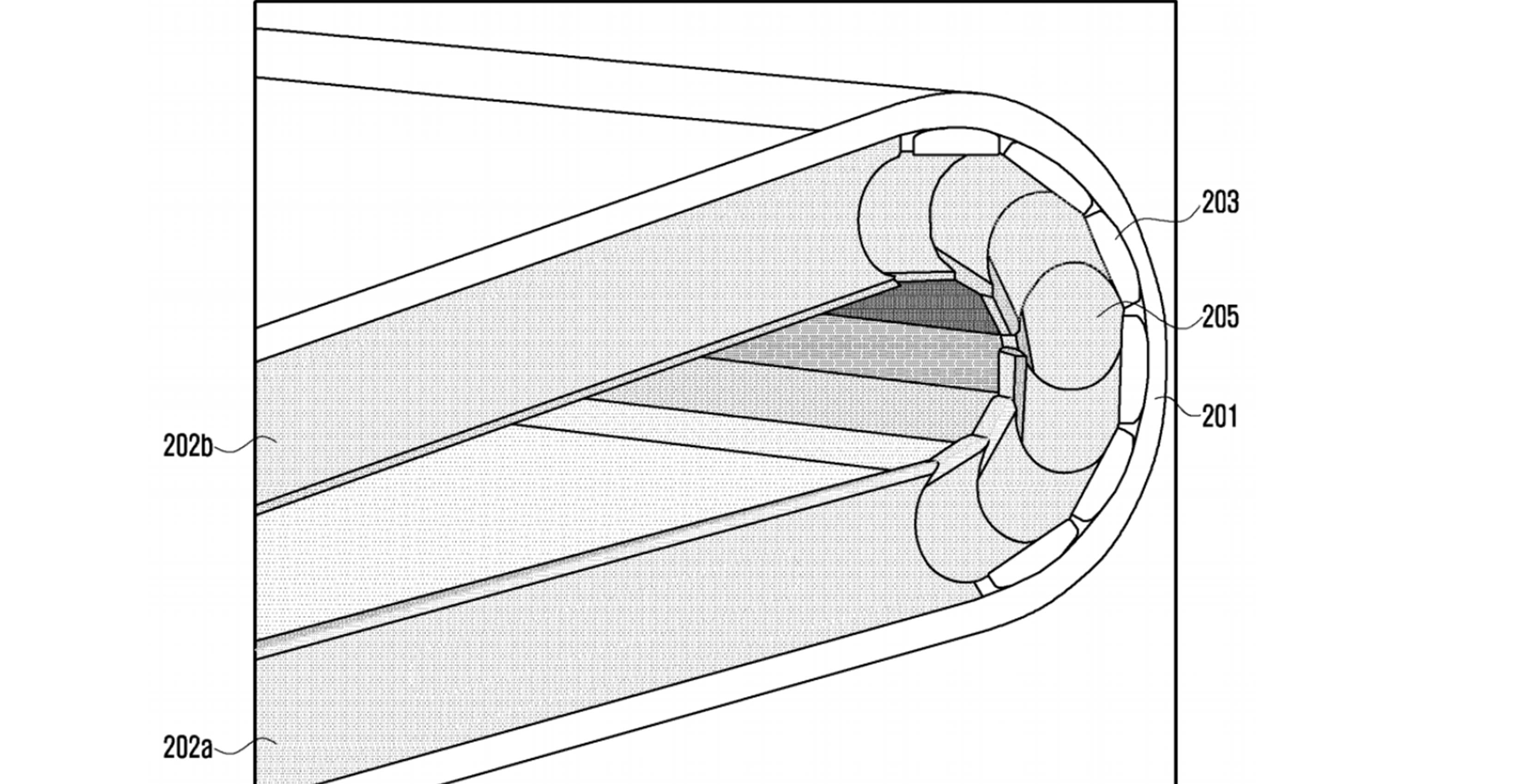3328x1698 Samsung Patent Sketch Shows Off Yet Another Foldable Phone Design - Samsung Sketch