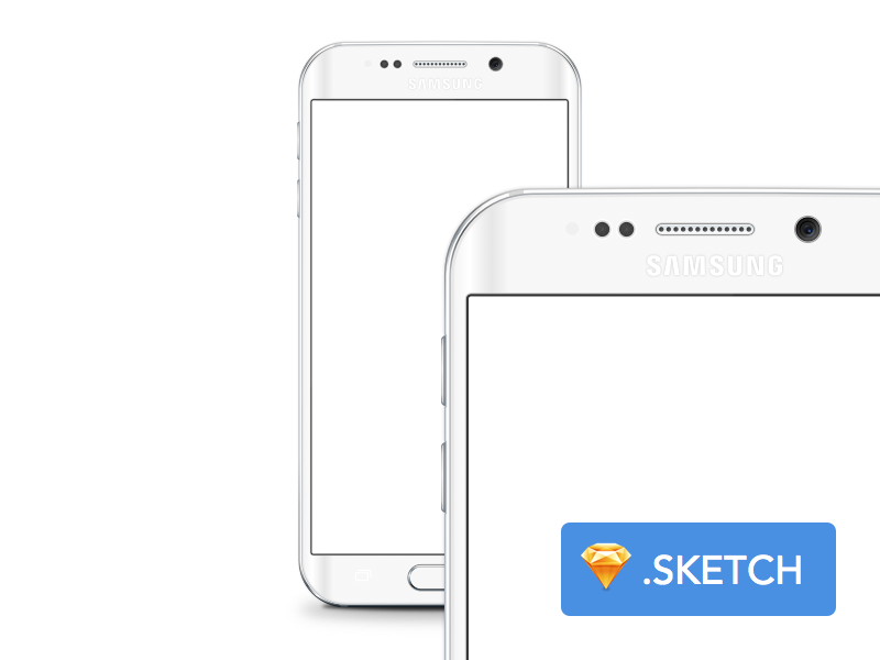 800x600 Free Galaxy S6 Edge Template For Sketch By Pieter Pleun Korevaar - Samsung Sketch