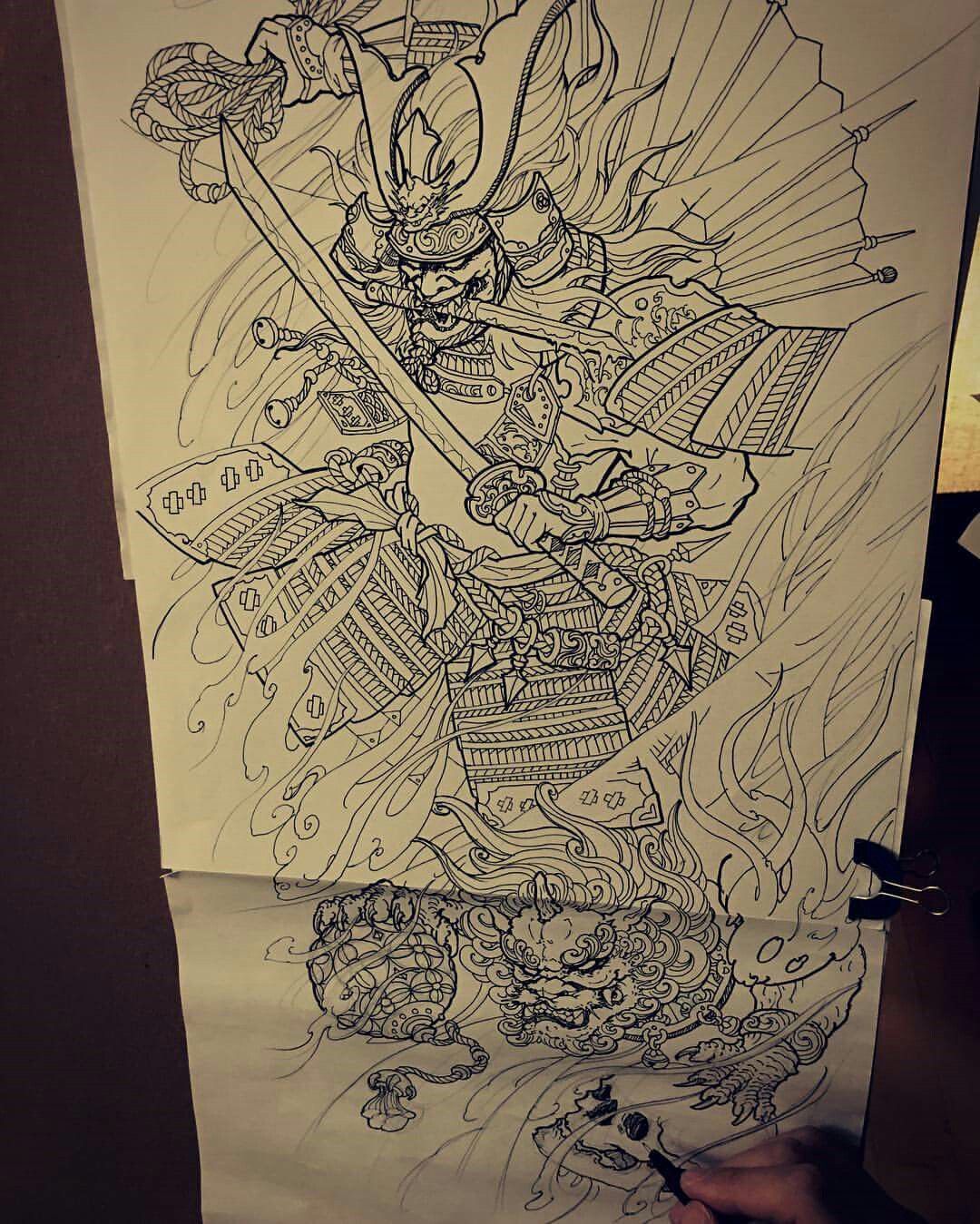 1080x1349 Pin By Tattoo Tv On Art V Samurai, Tattoo And - Samurai Tattoo Sketch