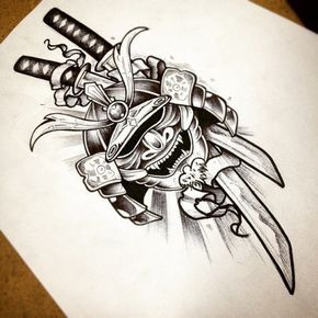 290x290 Risultati Immagini Per Samurai Tattoo Design A Color Tat - Samurai Tattoo Sketch