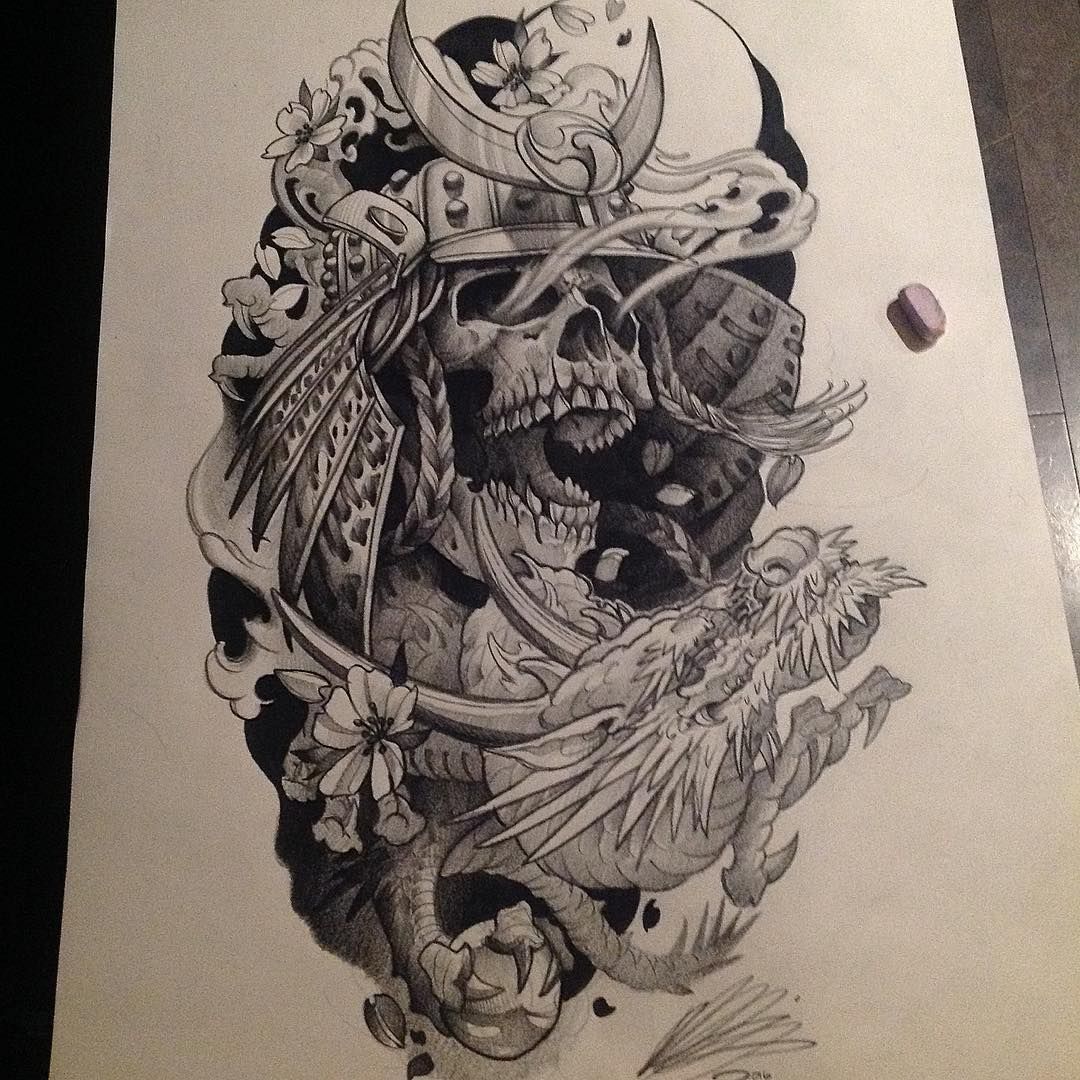 1080x1080 Sold Thanks For Looking! Betattoo Tattoos - Samurai Tattoo Sketch