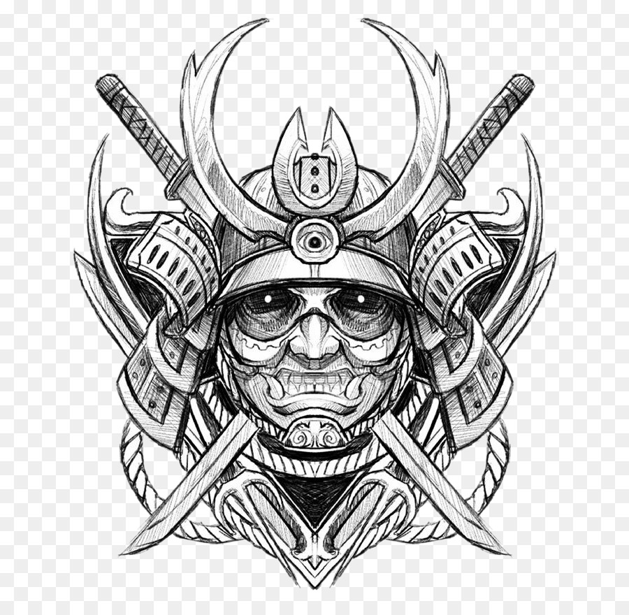 900x880 Drawing Samurai Tattoo Sketch - Samurai Tattoo Sketch