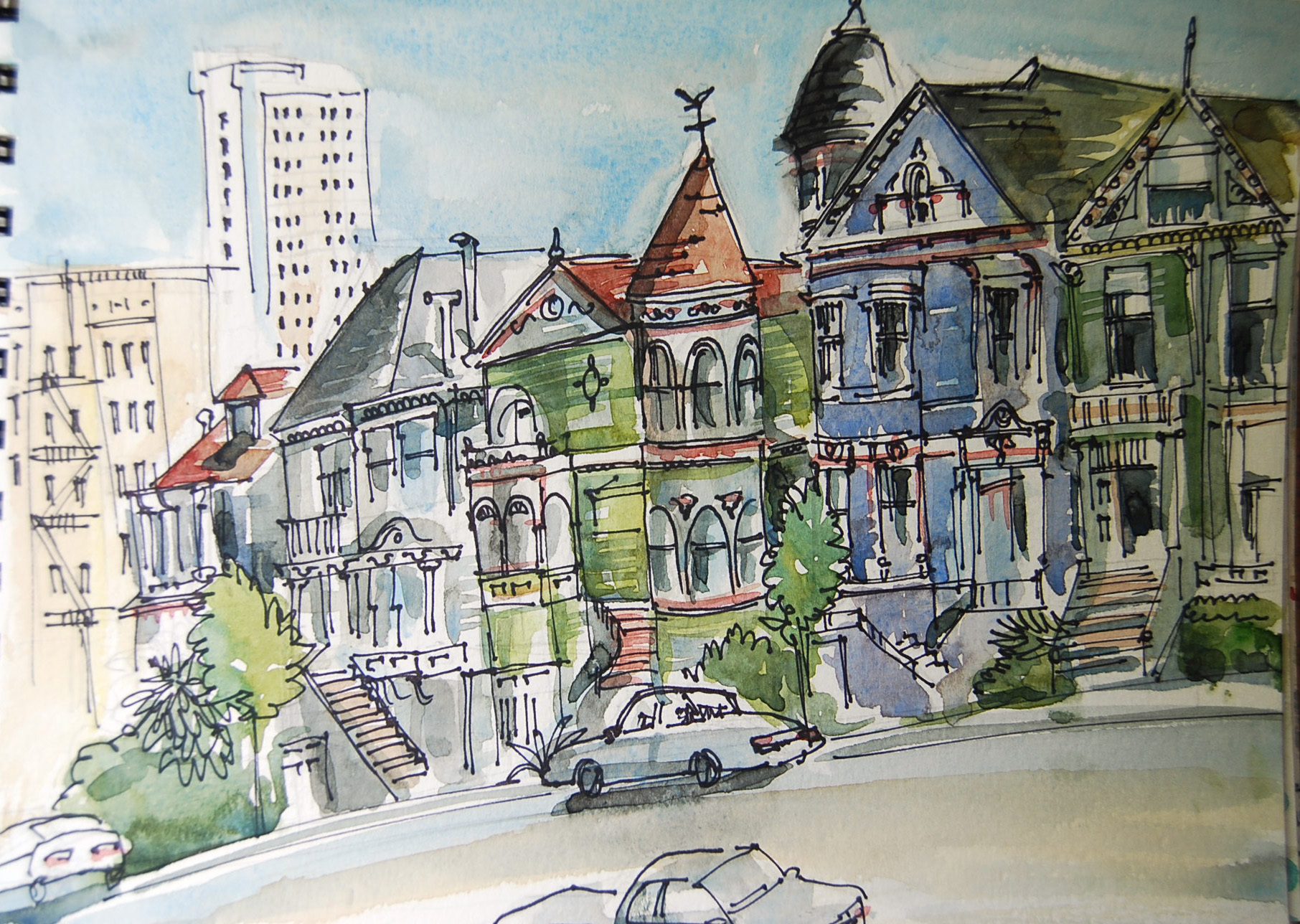 1812x1288 Sketching In San Francisco Sketching In India - San Francisco Sketch