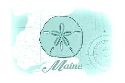 400x267 Maine - Sand Dollar Sketch