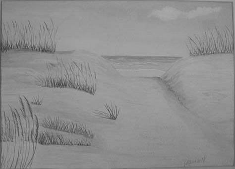 474x342 Sand Dunes - Sand Dunes Sketch
