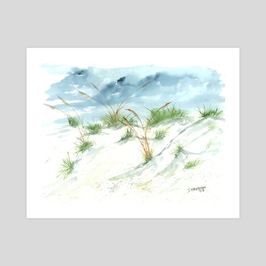 540x540 Sand Dunes , An Art Print By Derek Mccrea - Sand Dunes Sketch