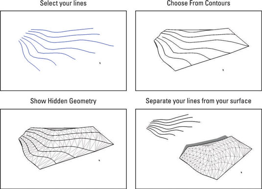 535x386 How To Model Terrain From Contour Lines In Sketchup - Sandbox Sketch