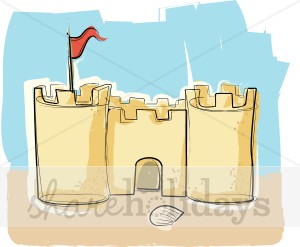 300x247 Sandcastle Sketch Clipart Party Clipart Amp Backgrounds - Sandcastle Sketch
