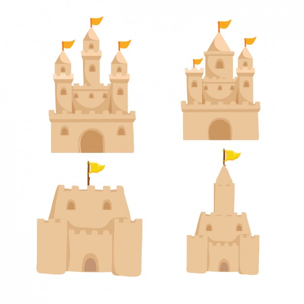 626x626 Sandcastle Vectors, Photos And Psd Files Free Download - Sandcastle Sketch