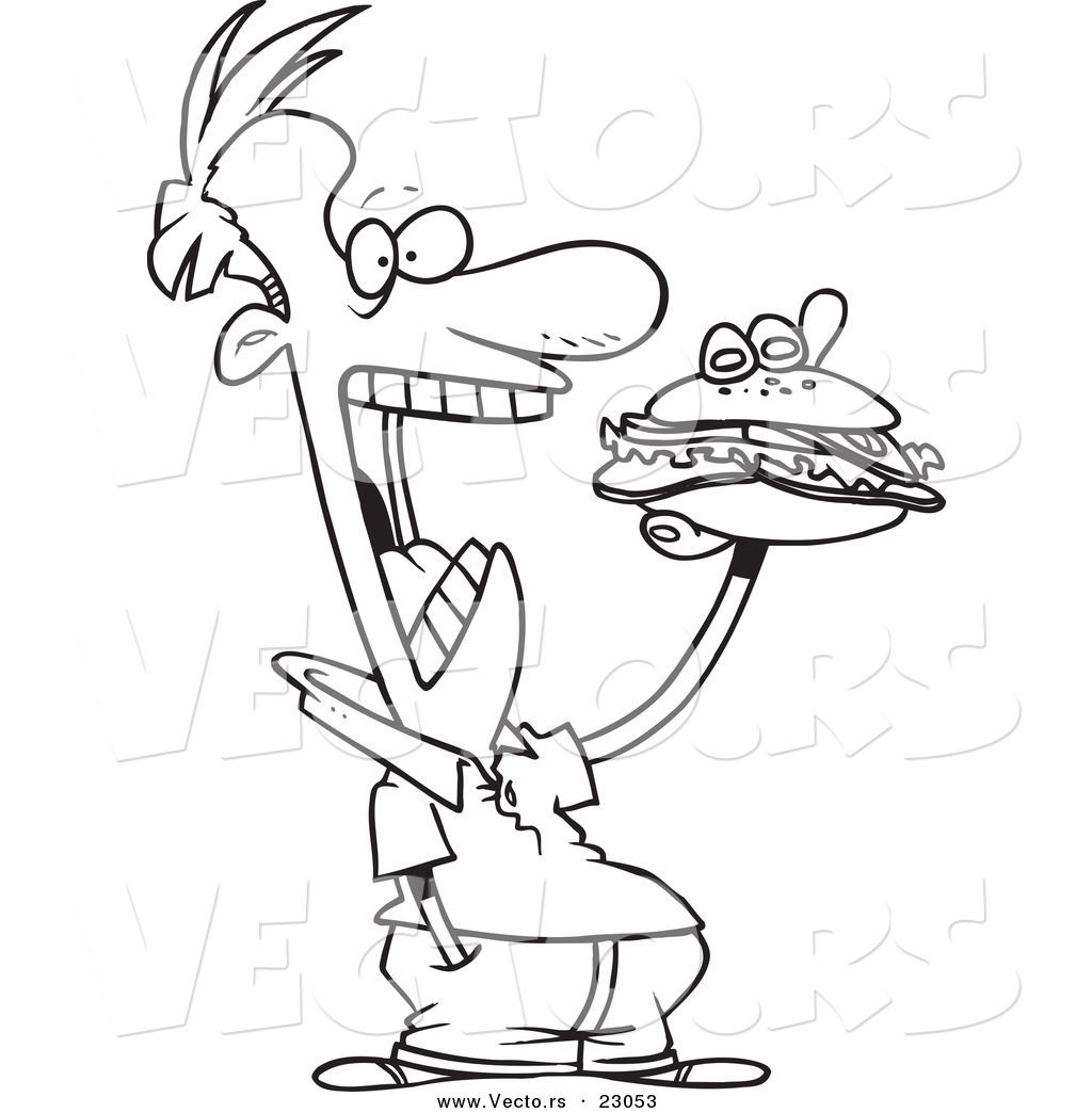 1024x1044 Sandwich Clipart Sketch ~ Frames ~ Illustrations ~ Hd Images - Sandwich Sketch