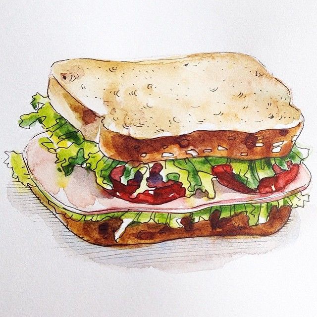 640x640 Monthofart Day 28 - Sandwich Sketch