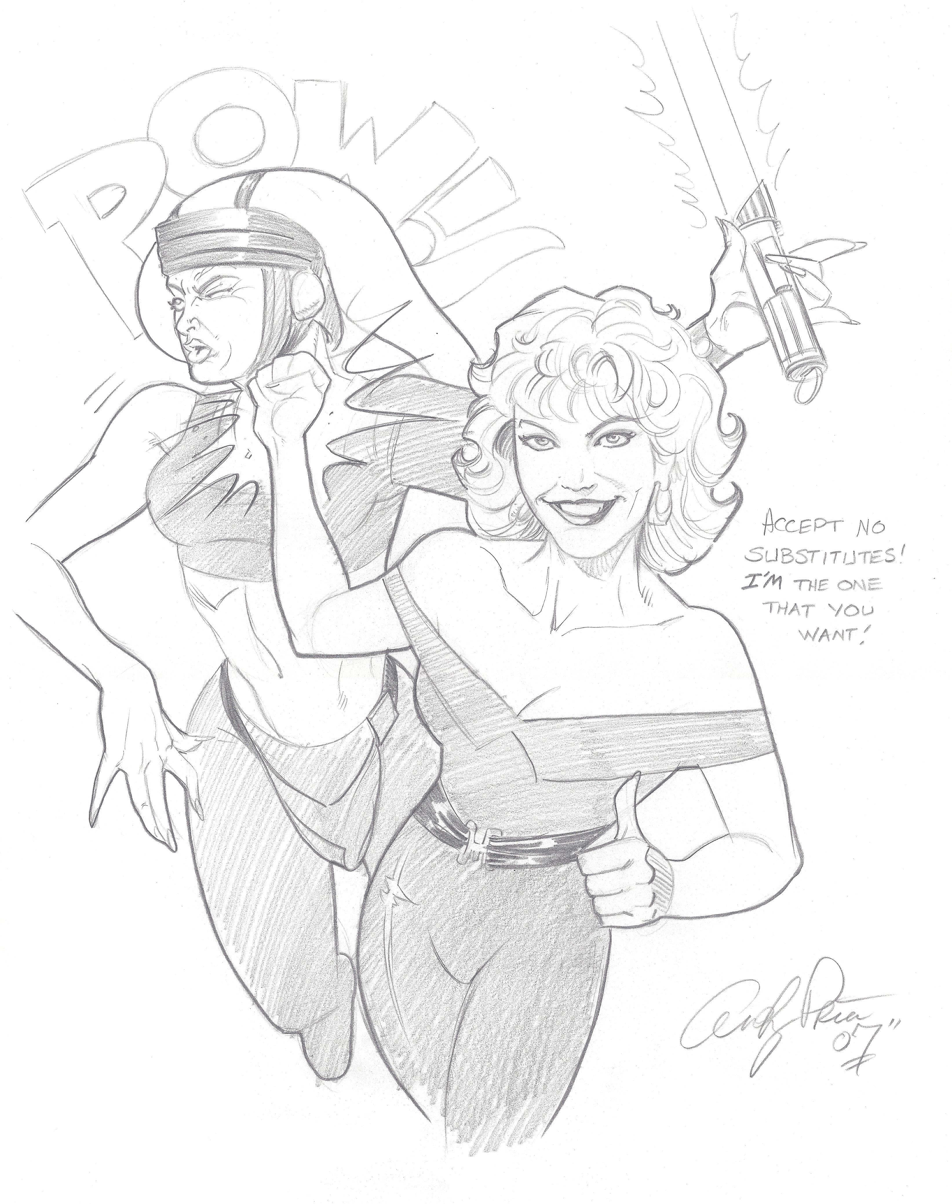 3286x4153 This Is The Second Sandy Sketch By Andy Price, Also From 2007. The - Sandy Sketch