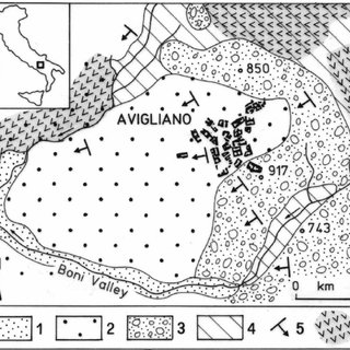 320x320 Geological Sketch Of Urban Area. 1, Alluvial Deposits 2, Sandy - Sandy Sketch