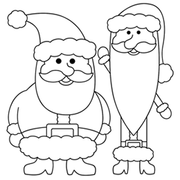260x260 Santa Claus Drawing Lesson - Santa Claus Cartoon Sketch