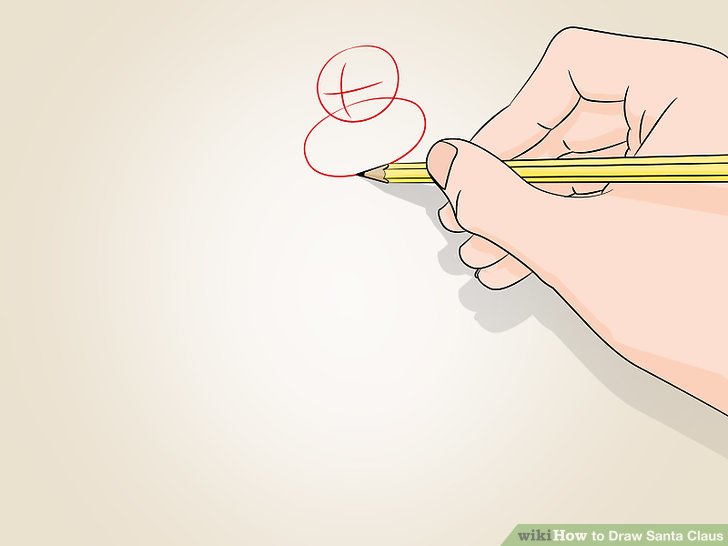 728x546 How To Draw Santa Claus 14 Steps (With Pictures) - Santa Claus Face Sketch