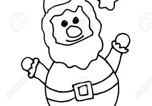 300x210 Santa Claus Outline Sketch Isolated Santa Claus Face Outline On - Santa Claus Face Sketch