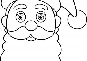 300x210 Santa Claus Outline Sketch Pictures Santa Claus Outline Sketch - Santa Claus Face Sketch