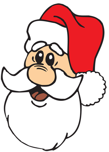 375x522 Drawing Clipart Santa Claus - Santa Claus Face Sketch