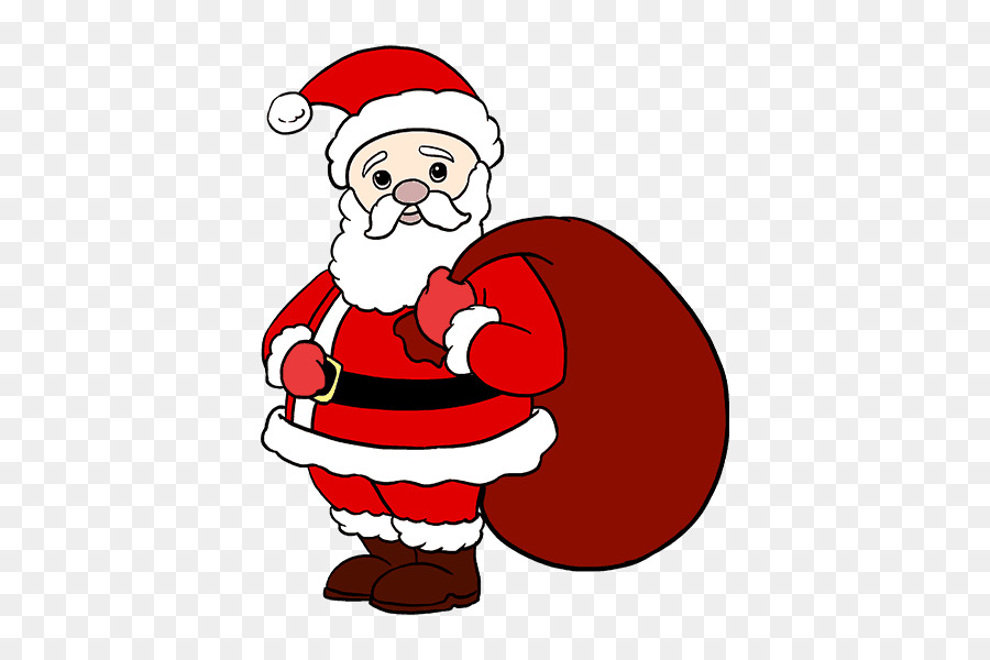 900x600 Download Santa Drawing Clipart Santa Claus Drawing How To Draw - Santa Claus Hat Sketch