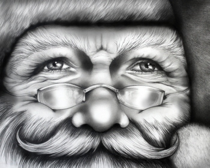 Santa Claus Pencil Sketch at Explore collection of