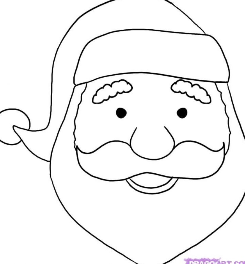 Santa Claus Sketch Images At Paintingvalley Com Explore